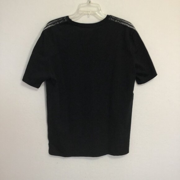 Giorgio Armani You And Me Black Crew Neck T-Shirt  Size L - Picture 8 of 10